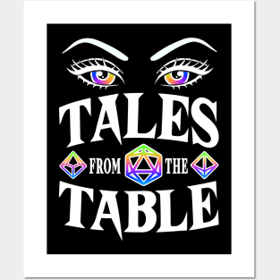 Tales from the Table White Logo Posters and Art